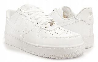 Buty sportowe Nike białe skórzane Air Force 1 LE (GS) rozmiar 40