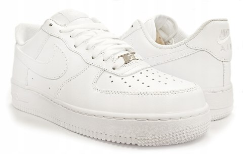 Buty sportowe Nike białe skórzane Air Force 1 LE (GS) rozmiar 40