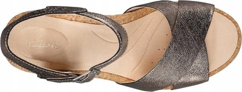 Clarks Sandały - Flex Sun 261504324 Stone R.40