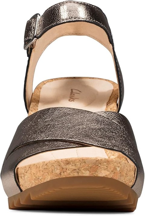 Clarks Sandały - Flex Sun 261504324 Stone R.40