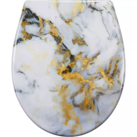 Deska Sedesowa WC Duroplast Gold - ZŁOTY MARMUR