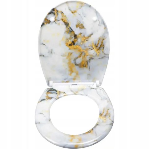 Deska Sedesowa WC Duroplast Gold - ZŁOTY MARMUR