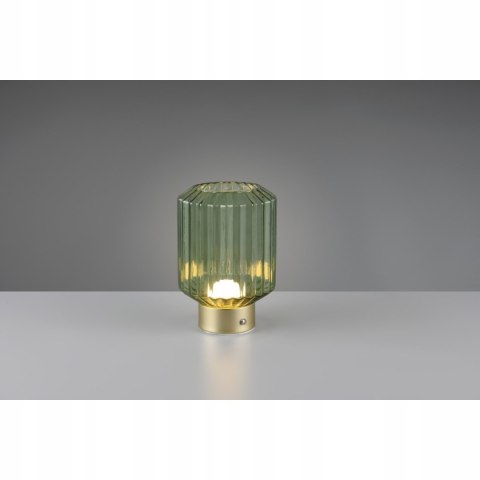 LAMPKA STOŁOWA BIURKOWA 2W LED 3000K TRIO RL LORD R57761101 ZIELONA