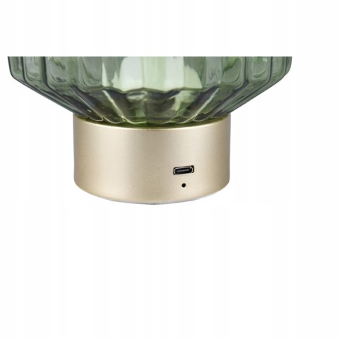 LAMPKA STOŁOWA BIURKOWA 2W LED 3000K TRIO RL LORD R57761101 ZIELONA