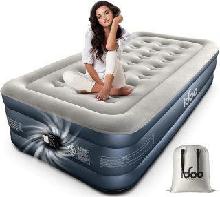 Materac jednoosobowy Idoo 190 x 100 x 46 cm szary