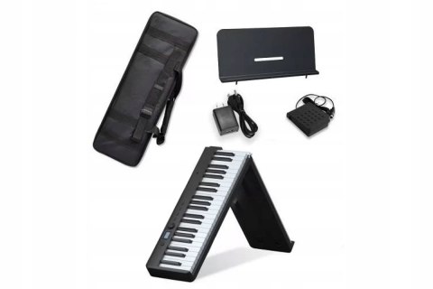Przenośne pianino cyfrowe 88 klawiszy Bluetooth MIDI z torbą transportową