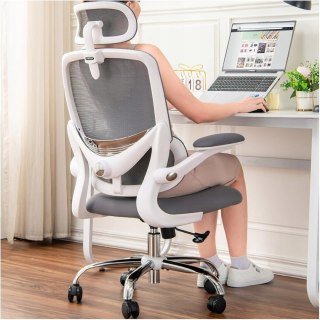 TONFARY Ergonomiczny fotel biurowy do domu z wysokim oparciem z siatki