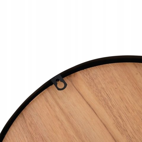 VidaXL Zegar ścienny, brązowy Ø35 cm, żelazo i materiał drewnopochodny