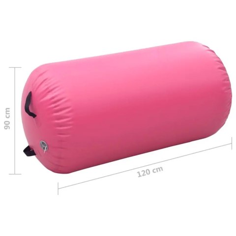 Wałek gładki VidaXL 120 cm x 75 cm różowy