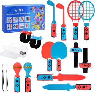 ZESTAW AKCESORIÓW SPORTOWYCH SWITCH 14 W 1 ZESTAW SPORTOWY DO NINTENDO