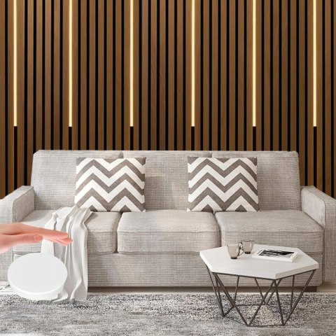 Dimmowalna taśma LED do paneli akustycznych Czujnik dotykowy 6 x 90 cm