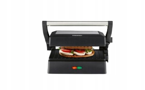 Kontaktowy grill elektryczny SilverCrest SKM 1000 B1 srebrny 1000 W