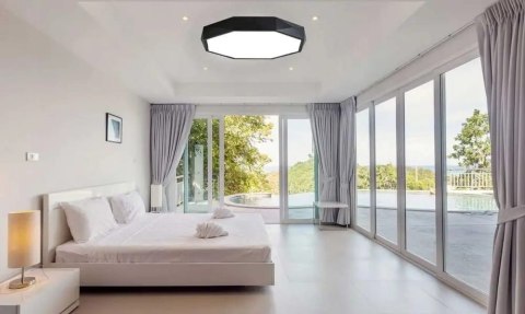 Lampa Sufitowa Plafon Diamond Glamour Czarny Tkaninowa 40 cm z pilotem