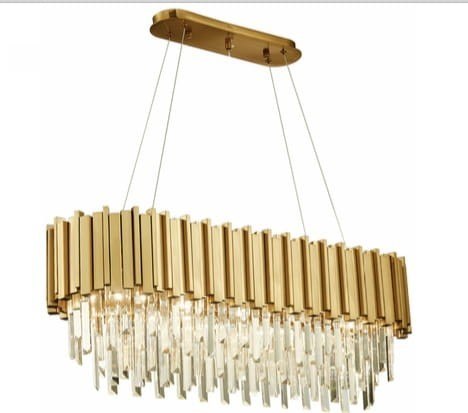 Lampa wisząca Iluminar elumeny 8 -punkty światła E14 Brak Kryształków!