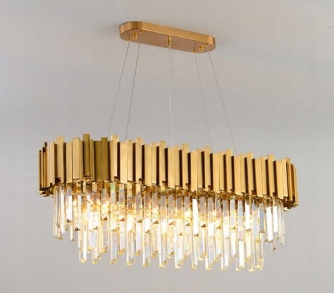 Lampa wisząca Iluminar elumeny 8 -punkty światła E14 Brak Kryształków!