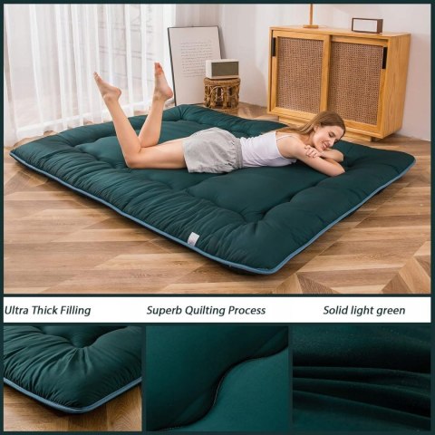 MAXYOYO Futon materac podłogowy japoński gruby składany dla gości 150x200cm