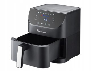 MASTERPRO Nowoczesna stylowa frytkownica cyfrowa air fryer czarna 6L