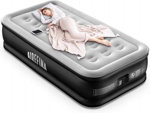 Materac dmuchany Airefina 190x99x46 cm z pompką 1-os. 295 kg
