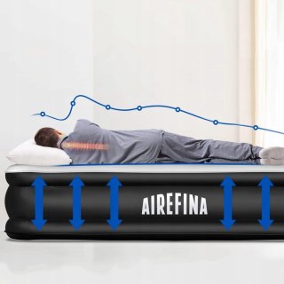 Materac dmuchany Airefina 190x99x46 cm z pompką 1-os. 295 kg
