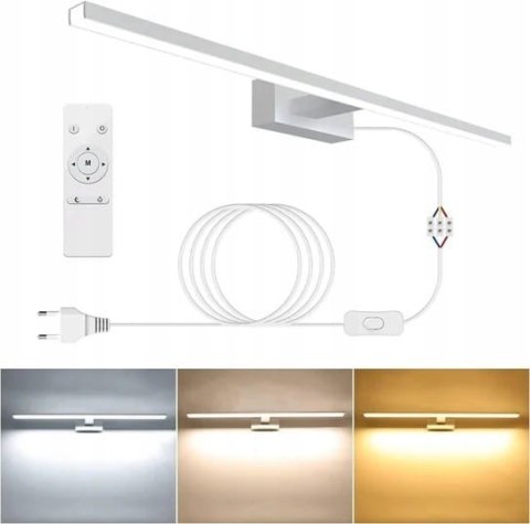 NIORSUN Lampa łazienkowa LED 18 W 80 cm, 1800 lumenów