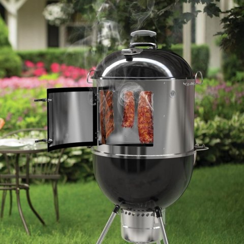 Onlyfire Wędzarnia komora do palenia ze stali nierdzewnej do Weber 57 cm