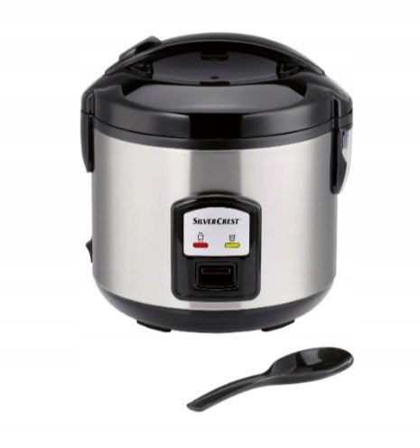 Parowar SilverCrest SRK 400 D2 1 l srebrny/szary 400 W