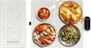Płyta grzewcza do żywności 300W regulowana 50-120°C 8 poziomów & 12h timer