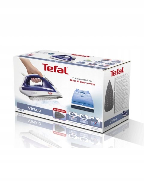 Żelazko TEFAL Virtuo FV1711 1800W 80g/min ceramiczna stopa spryskiwacz