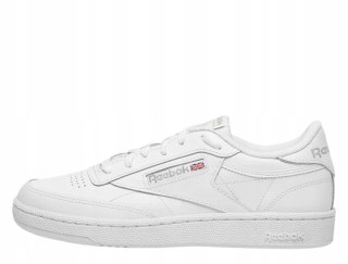 Buty Reebok Club C 85 skóra sneakersy białe 100000154 34,5