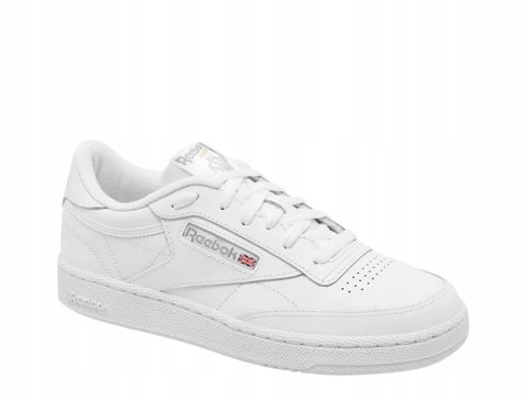 Buty Reebok Club C 85 skóra sneakersy białe 100000154 34,5