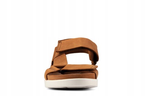 CLARKS MĘSKIE SANDAŁY BRĄZOWE SKÓRZANE 46