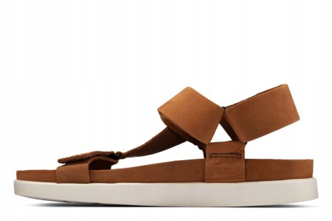 CLARKS MĘSKIE SANDAŁY BRĄZOWE SKÓRZANE 46
