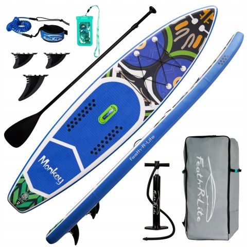 Deska SUP FunWater 350x83x15 cm 150 kg Pompowana Wiosło Pompka Plecak