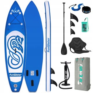 Deska SUP FunWater Nadmuchiwana Stand Up Paddle 305x78x15CM ZESTAW