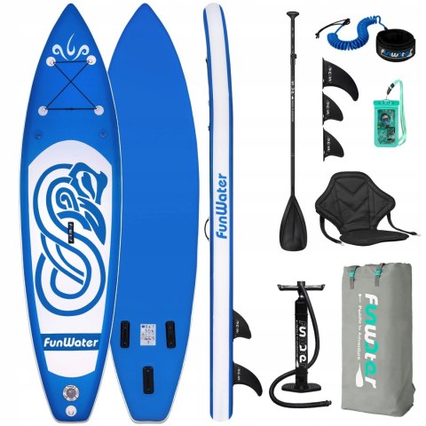 Deska SUP FunWater Nadmuchiwana Stand Up Paddle 305x78x15CM ZESTAW