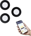 EGLO FUEVA-Z LED wpuszczany 2,8W IP44 SMART Home 3 szt. czarne oprawa