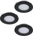 EGLO FUEVA-Z LED wpuszczany 2,8W IP44 SMART Home 3 szt. czarne oprawa