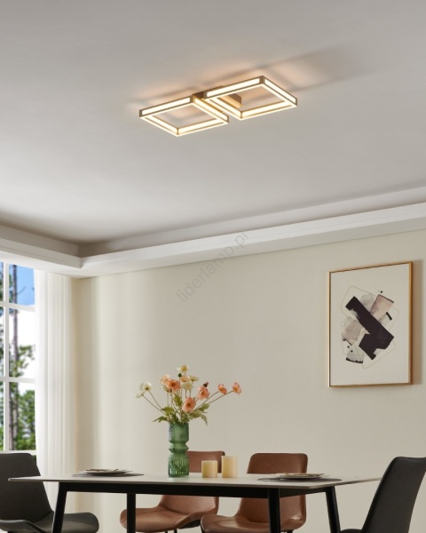 Eglo - LED Plafon 2xLED/11,2W/230V matowy chrom