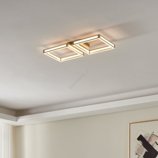 Eglo - LED Plafon 2xLED/11,2W/230V matowy chrom