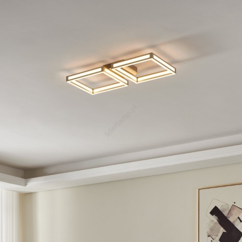 Eglo - LED Plafon 2xLED/11,2W/230V matowy chrom