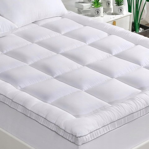 GRT Topper na Materac 150x200 cm Ochraniacz Matratzen Prześcieradło z Gumką