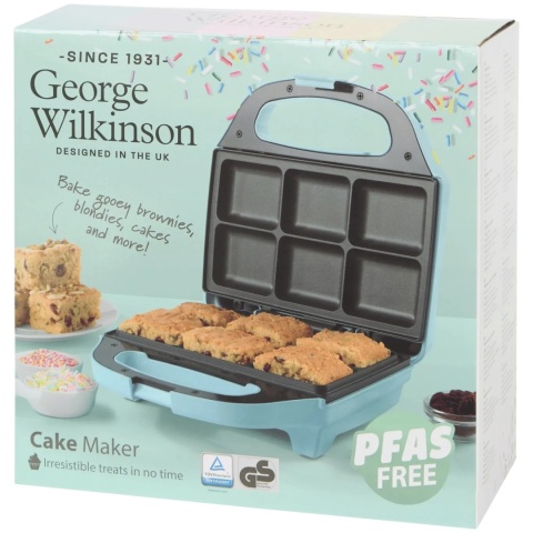 George Wilkinson Cake Maker 6 porcji PFAS Free 750W