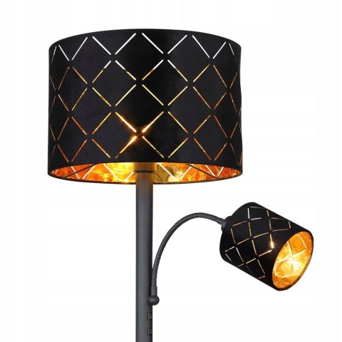 Globo SUNNA Lampa Stojąca czarny, 1-punktowy