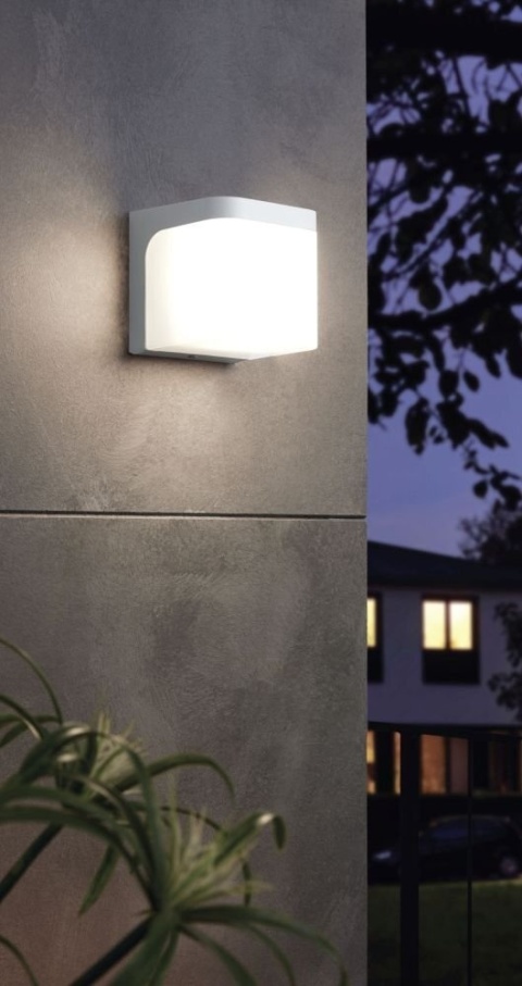 Kinkiet zewnętrzny LED Eglo JORBA 96255 biały IP44 4,9W ciepłe światło