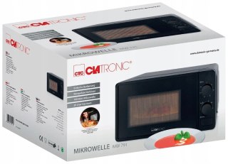 Kuchenka mikrofalowa mikrofalówka Clatronic MW 791 700 W czarna