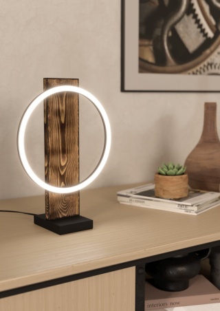 Lampa stołowa Eglo Boyal beżowy, czarny 12 W