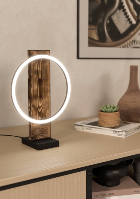 Lampa stołowa Eglo Boyal beżowy, czarny 12 W