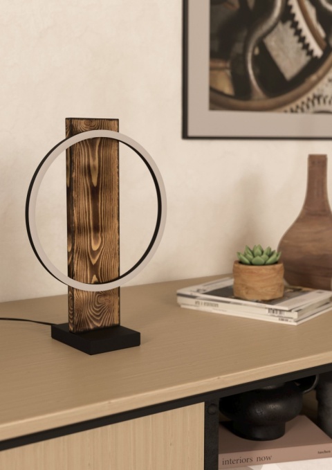 Lampa stołowa Eglo Boyal beżowy, czarny 12 W