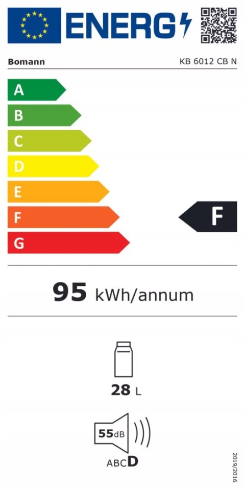Lodówka turystyczna Bomann KB 6012 CB elektryczna 30 l niebieska tryb ECO