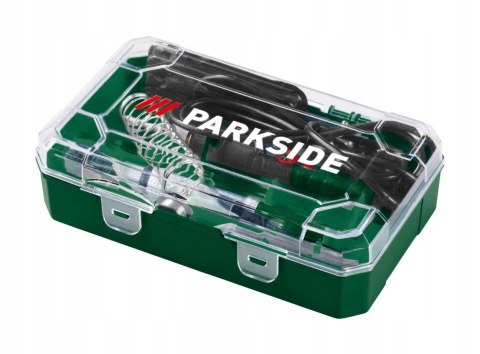 Lutownica PARKSIDE PLK 60 B1, 60 W + 15 akcesoriów w walizce